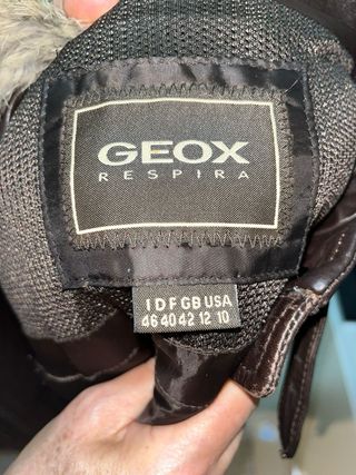 Abrigo Geox Marrón Mujer