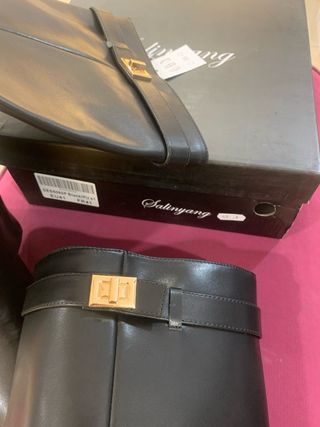 Stivali con risvolta givenchy tacco alto