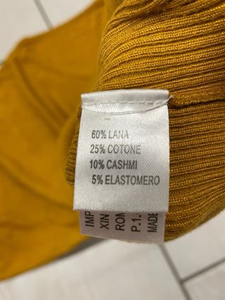 Pullover lana e cotone maniche pipistrello