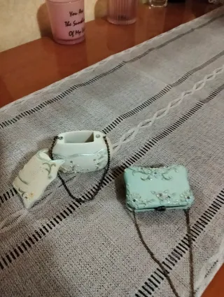 Set 2 borsine da collezione