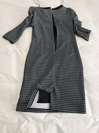 Vestido elegante estilo geométrico