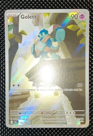 Pokémon - Golett 122/86 Luce Nera ITA