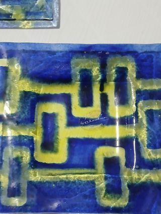 Coppia posacenere vintage Murano