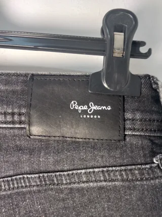 Pantalones vaqueros Pepe Jeans negros Cort englech