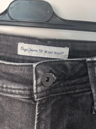 Pantalones vaqueros Pepe Jeans negros Cort englech