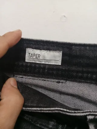 Pantalones vaqueros Pepe Jeans negros Cort englech