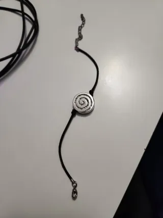 Pulsera Acero Inoxidable Espiral Negra