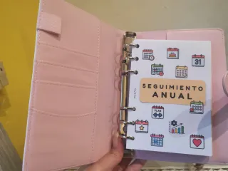 Planner/Agenda con plantillas de seguimiento