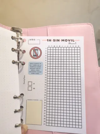 Planner/Agenda con plantillas de seguimiento