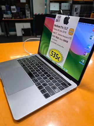 MacBook Pro 13 i7 16GB RAM 500GB SSD
