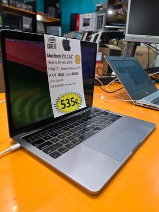 MacBook Pro 13 i7 16GB RAM 500GB SSD