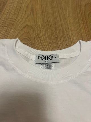 Camiseta Takkra Blanca Talla M Coche Deportivo
