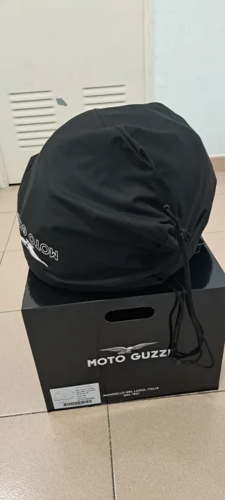 Casco Moto Guzzi Retro Negro Talla M