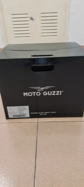 Casco Moto Guzzi Retro Negro Talla M