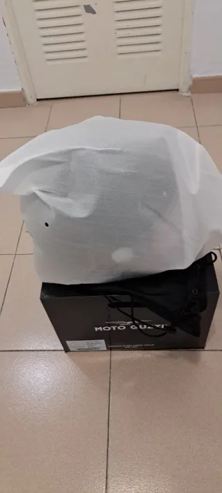 Casco Moto Guzzi Retro Negro Talla M