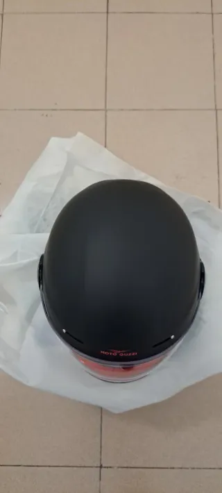 Casco Moto Guzzi Retro Negro Talla M