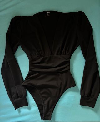 Body Shein scollatura a manica lunga