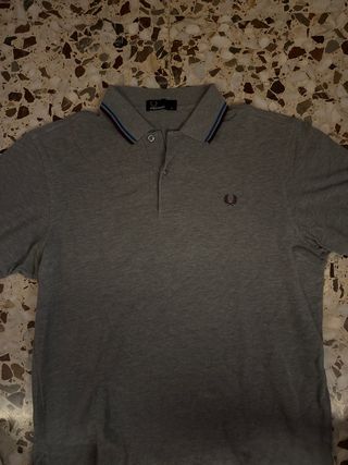 Polo Fred Perry Gris Talla M