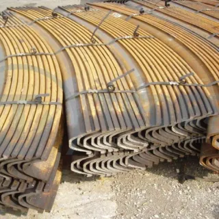 Cuadros de mina curvos metálicos