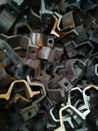 Cuadros de mina curvos metálicos