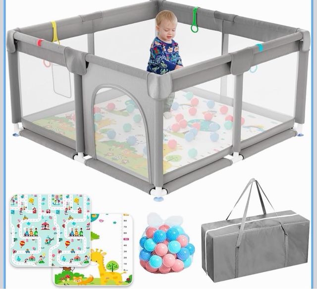 Parco giochi 120x120 cm - Nuovo/Come nuovo