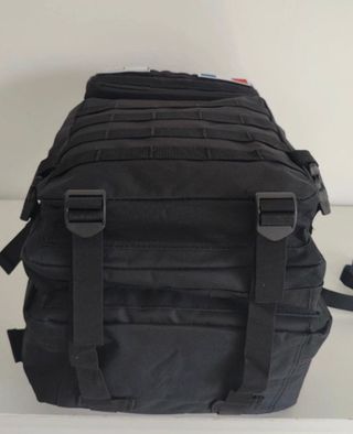 Mochila Táctica Negra 50L Viaje Gym