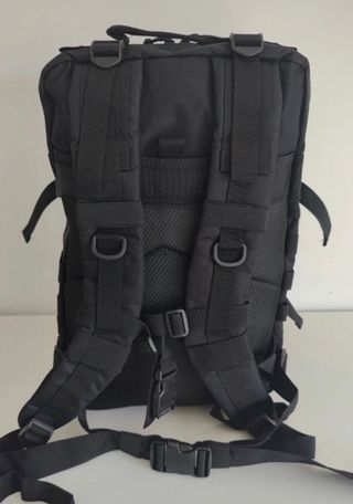Mochila Táctica Negra 50L Viaje Gym