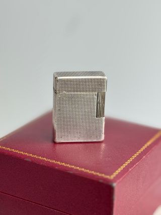 Encendedor S.T. Dupont Ligne 1 1980s chapado plata