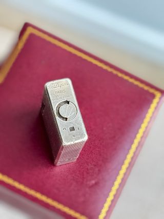 Encendedor S.T. Dupont Ligne 1 1980s chapado plata