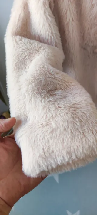 Abrigo niña Ceremonia 6 años Nuevo. Rosa palo