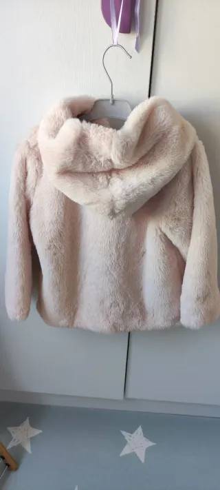 Abrigo niña Ceremonia 6 años Nuevo. Rosa palo