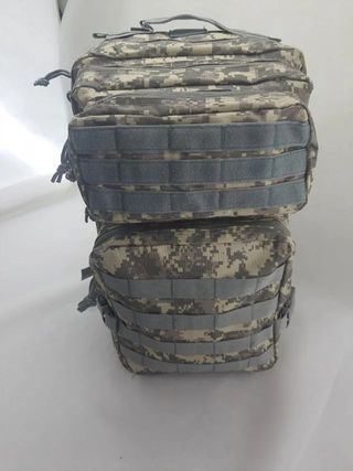 Mochila Táctica 50L Viaje Gym Beige/Verde