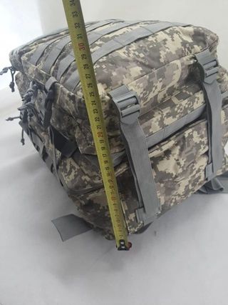 Mochila Táctica 50L Viaje Gym Beige/Verde