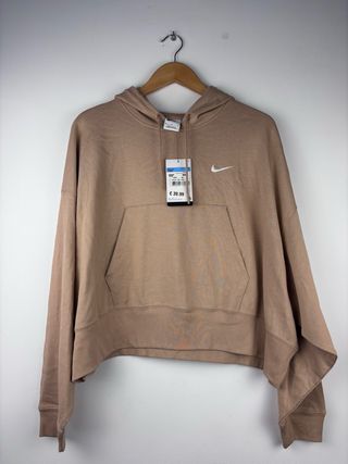 Sudadera Nike Beige con Capucha