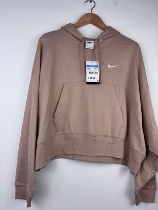 Sudadera Nike Beige con Capucha