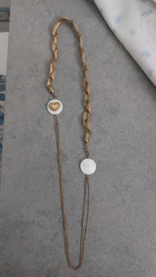 Collana Thun donna oro e bianco