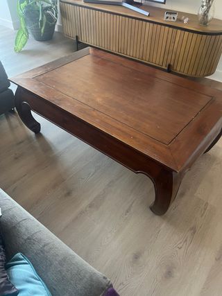 Mesa de centro madera estilo oriental