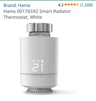 Termostato Hama Smart Radiator Bianco