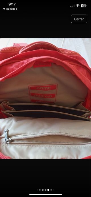 Mochila Kipling Roja