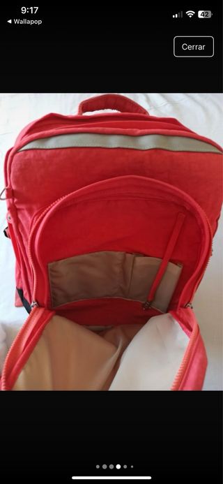 Mochila Kipling Roja