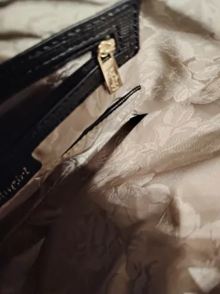 Borsa tote Blugirl nera con fiori