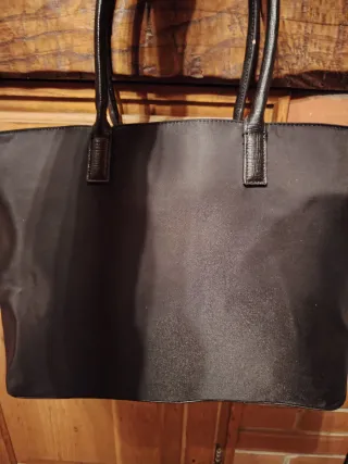 Borsa tote Blugirl nera con fiori