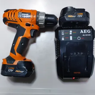 Taladro atornillador aeg