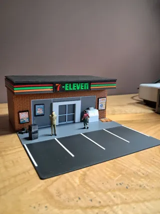 Tienda Diorama Hot Wheels 7-Eleven 1:64