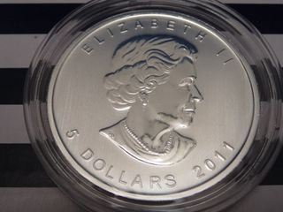 Moneda Plata Canadá Lobo 1oz 999 2011
