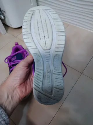 Tenis Skechers Azul/Rosa Talla 36