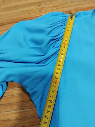 Blusa cruzada manga larga mujer