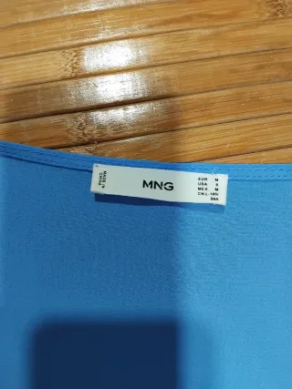 Blusa cruzada manga larga mujer