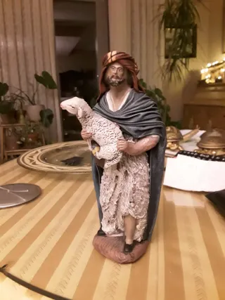Figura belen Pastor con cordero