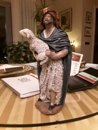 Figura belen Pastor con cordero
